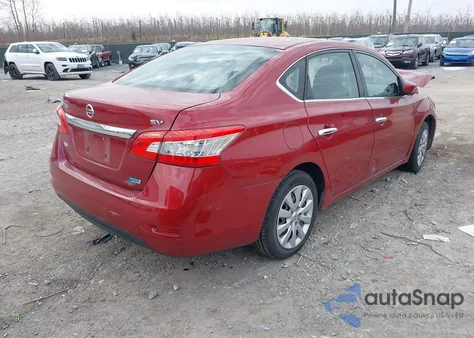 2014 Nissan Sentra Sv из США, поврежденный, VIN 3N1AB7AP5EL693731